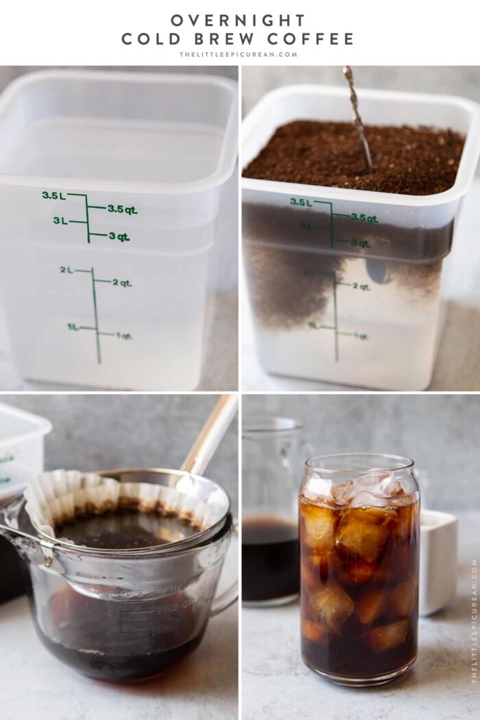 how to make overnight cold brew coffee