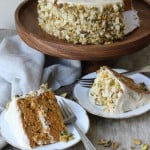 Pistachio Macadamia Nut Carrot Cake