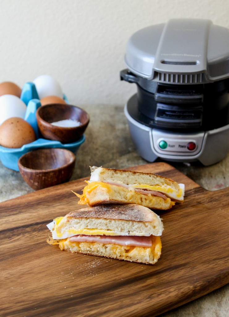 english muffin breakfast sandwich