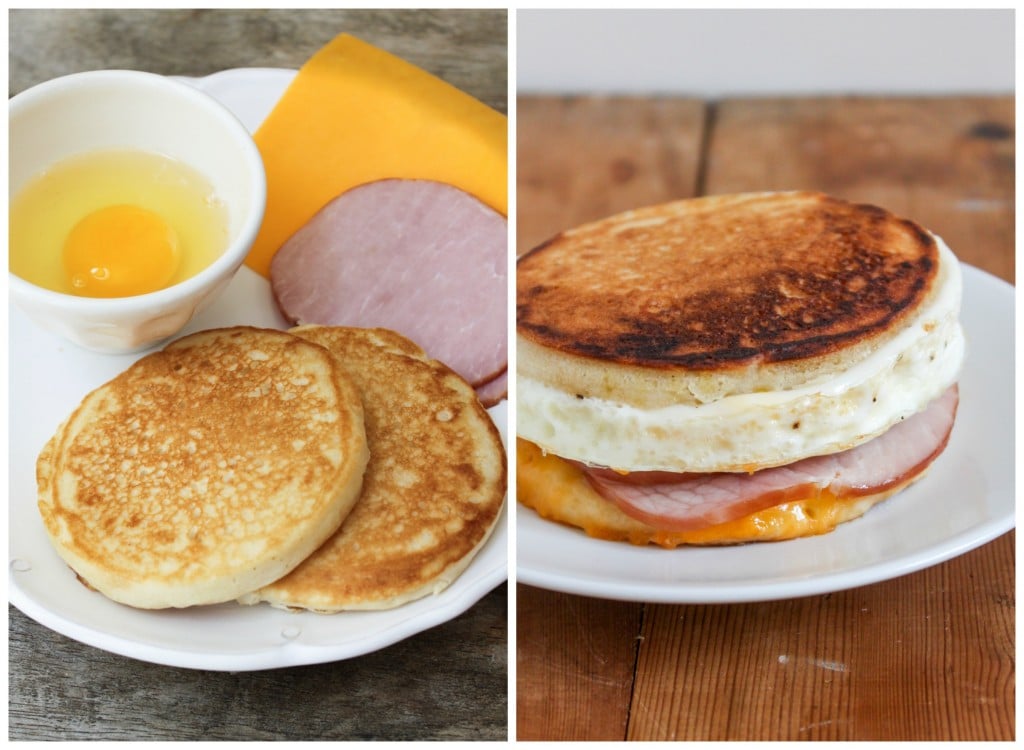 pancake breakfast sandwich