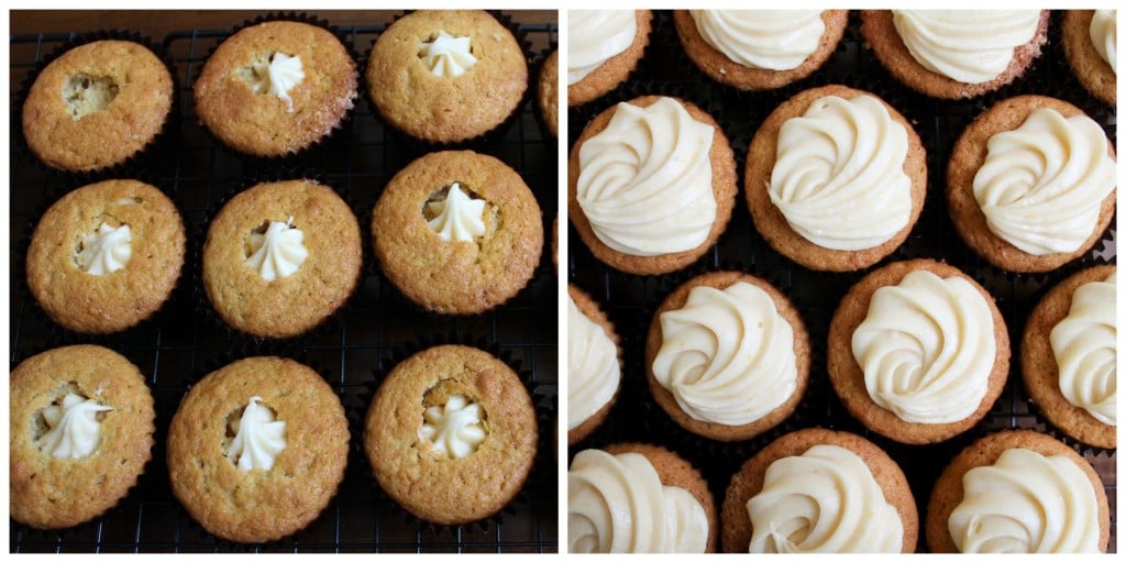 peaches and cream cupcakes