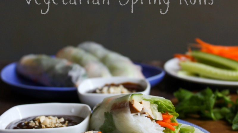 Vegetarian Tofu Spring Rolls