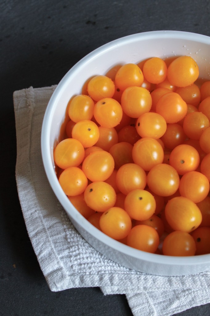 yellow cherry tomatoes