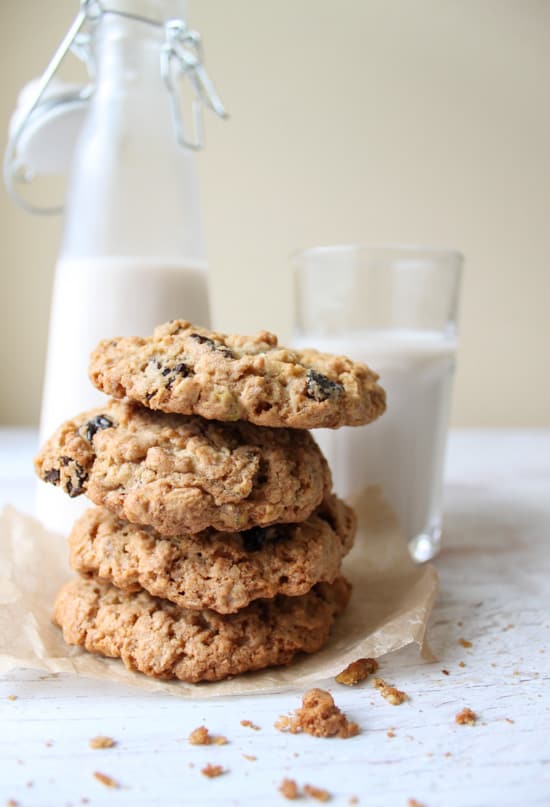 Cherry Pistachio Oatmeal Cookies- The Little Epicurean