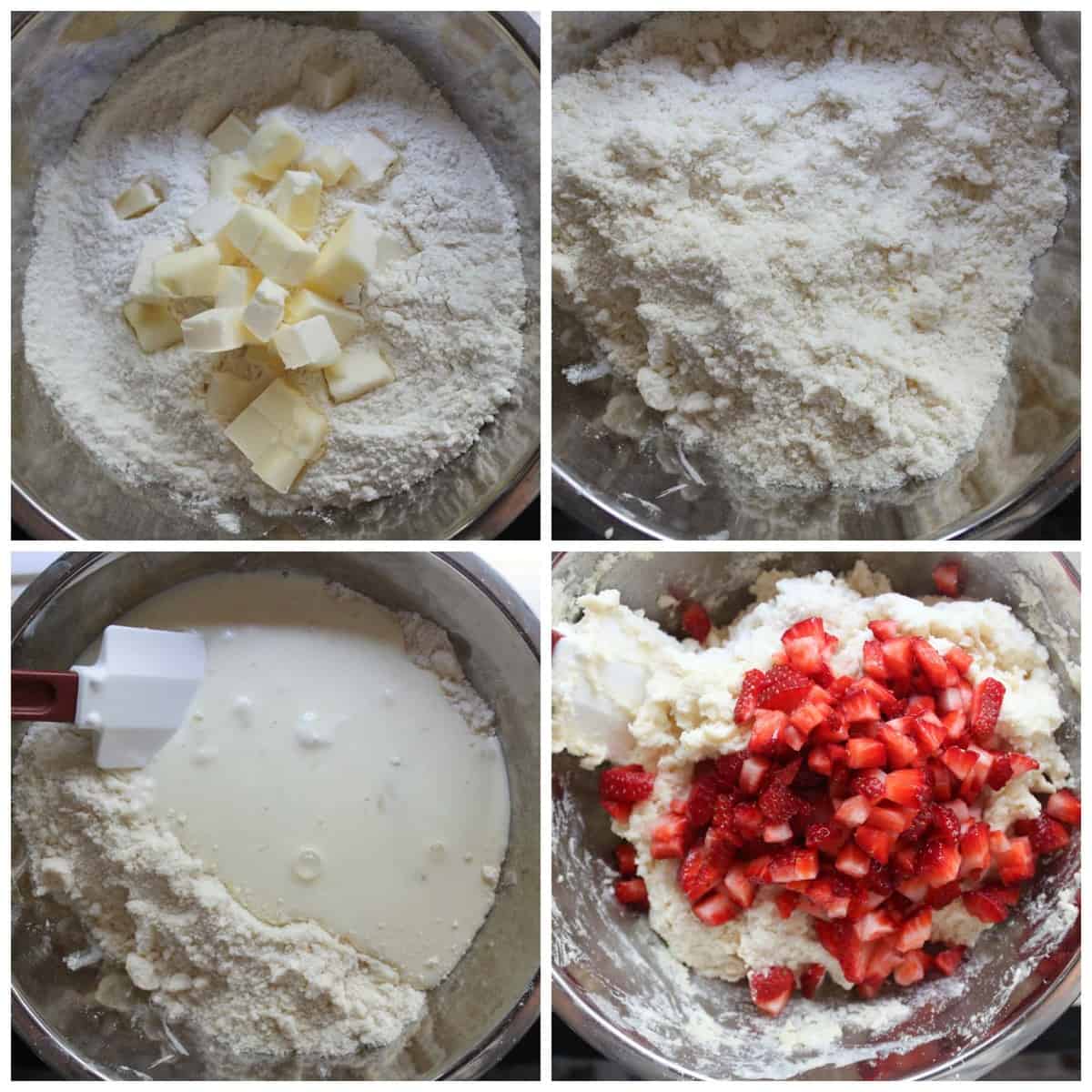 How to make strawberry scones 
