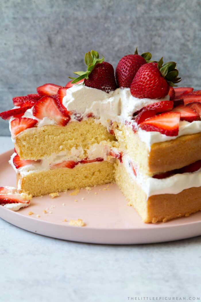 Strawberry Layer Cake The Little Epicurean