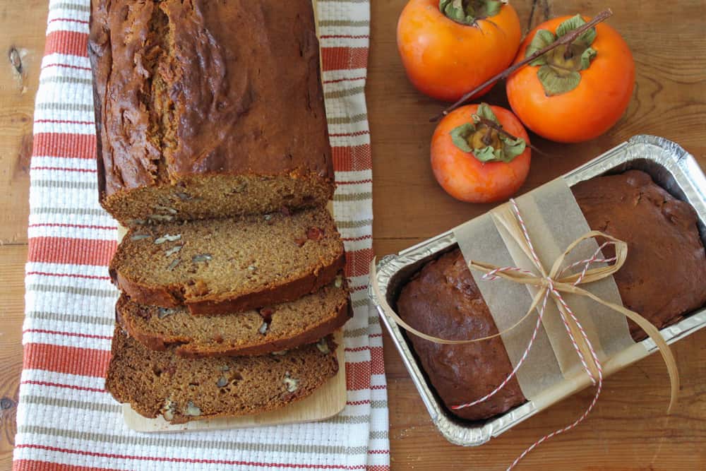 Persimmon Pecan Bread