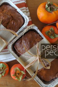persimmon pecan quickbread