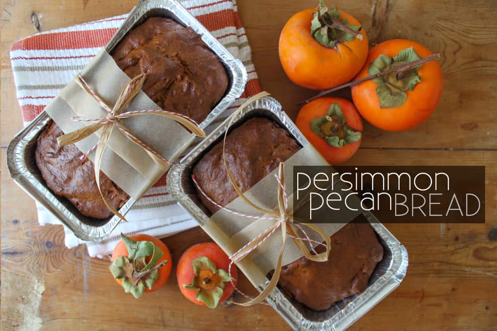 Persimmon Pecan Bread