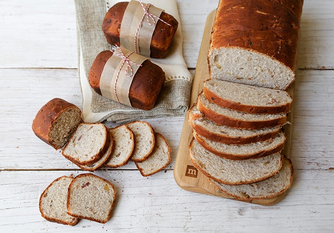 Bacon Parmesan Walnut Bread