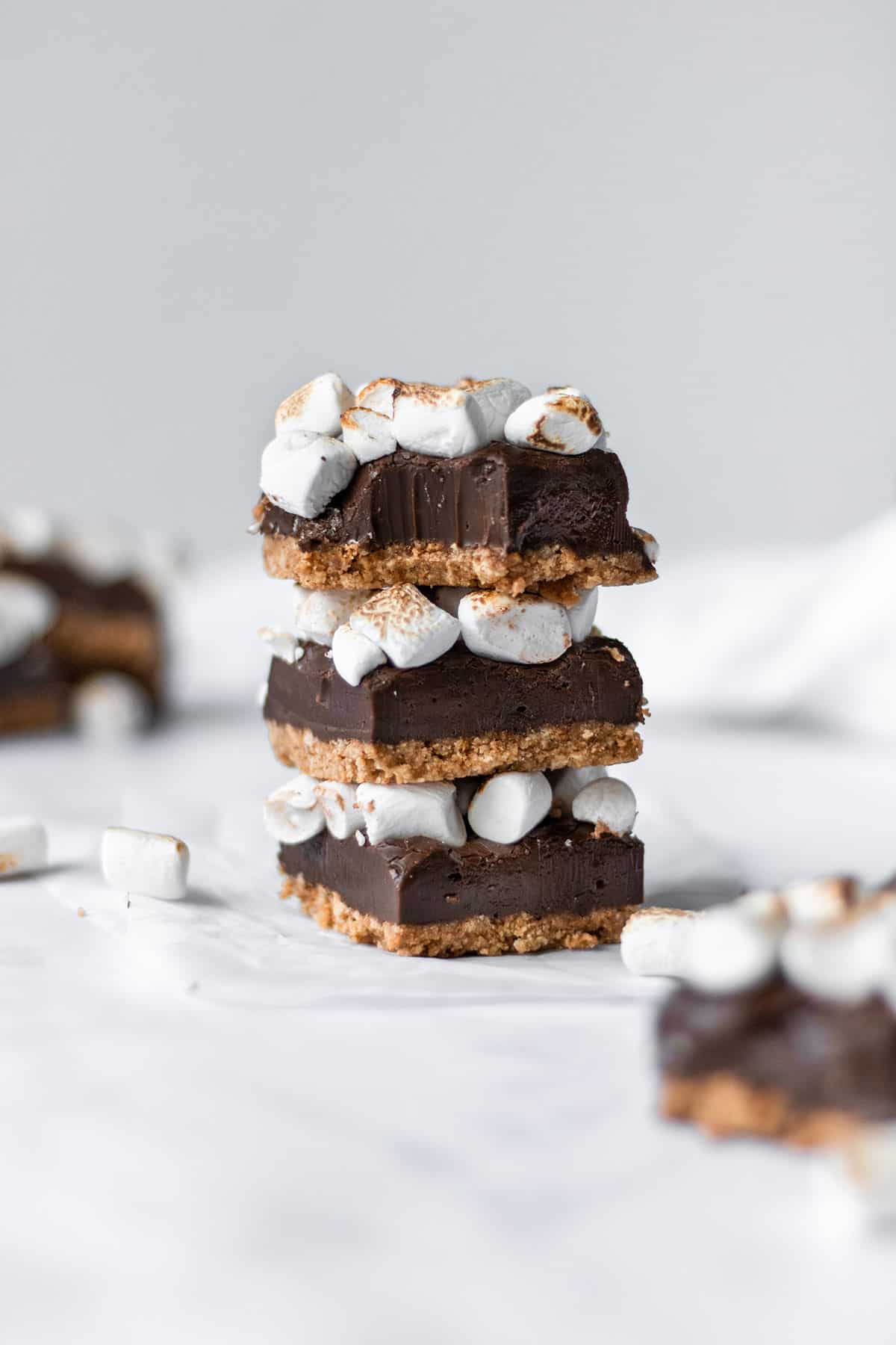 NoBake S'mores Fudge Bars The Little Epicurean