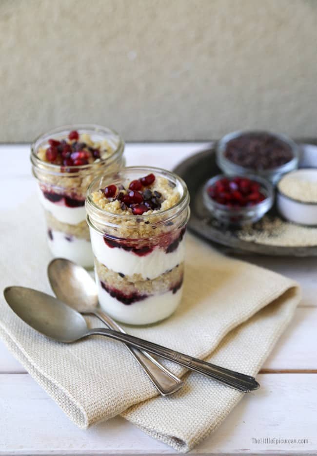 Yogurt Quinoa Parfait The Little Epicurean
