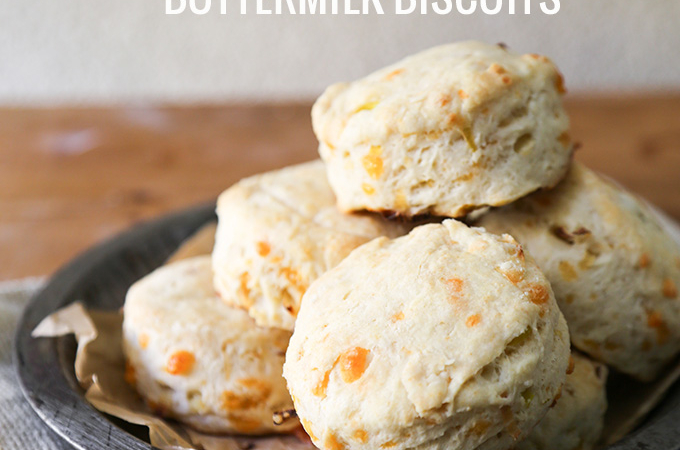 Cheddar and Leek Buttermilk Biscuits