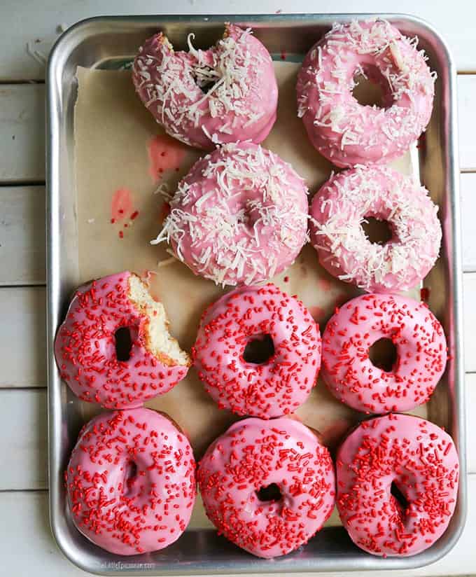 Valentine Cake Doughnuts