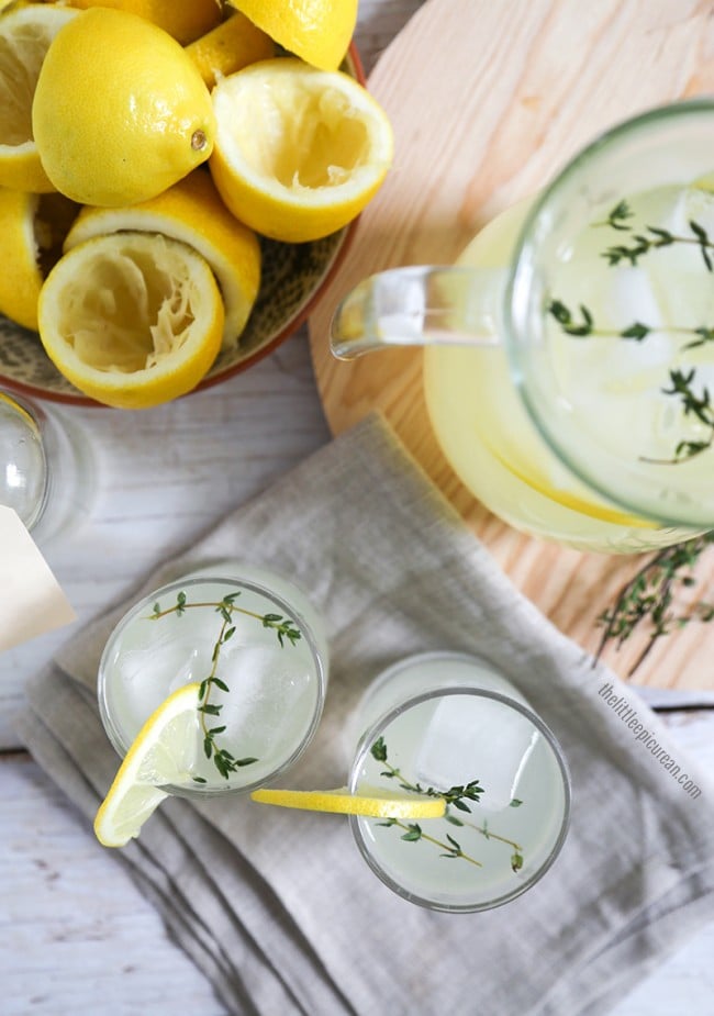 Spring Thyme Lemonade