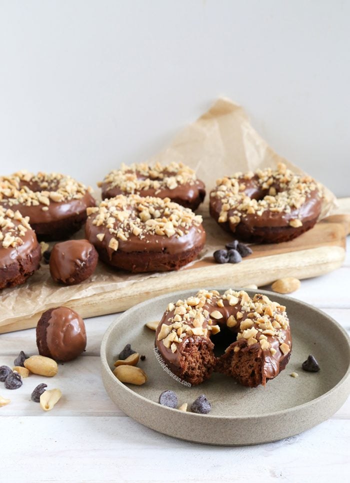 Chocolate Chocolate Peanut Doughnuts The Little Epicurean