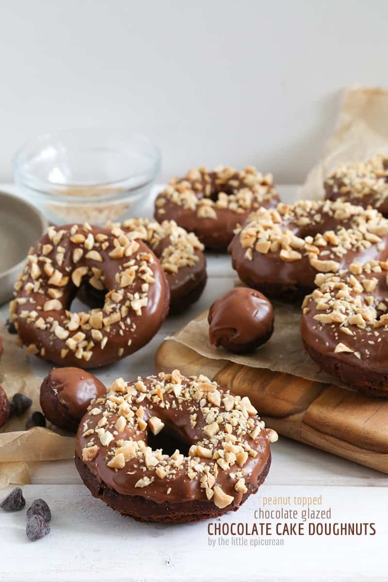 TheLittleEpicurean-chocolate-peanut-doughnuts