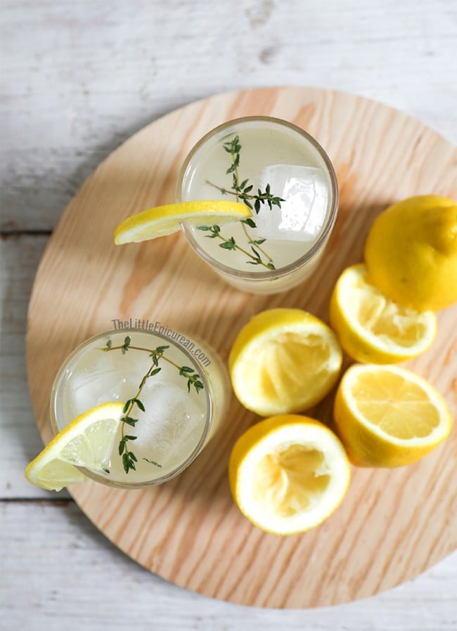 Spring Thyme Lemonade