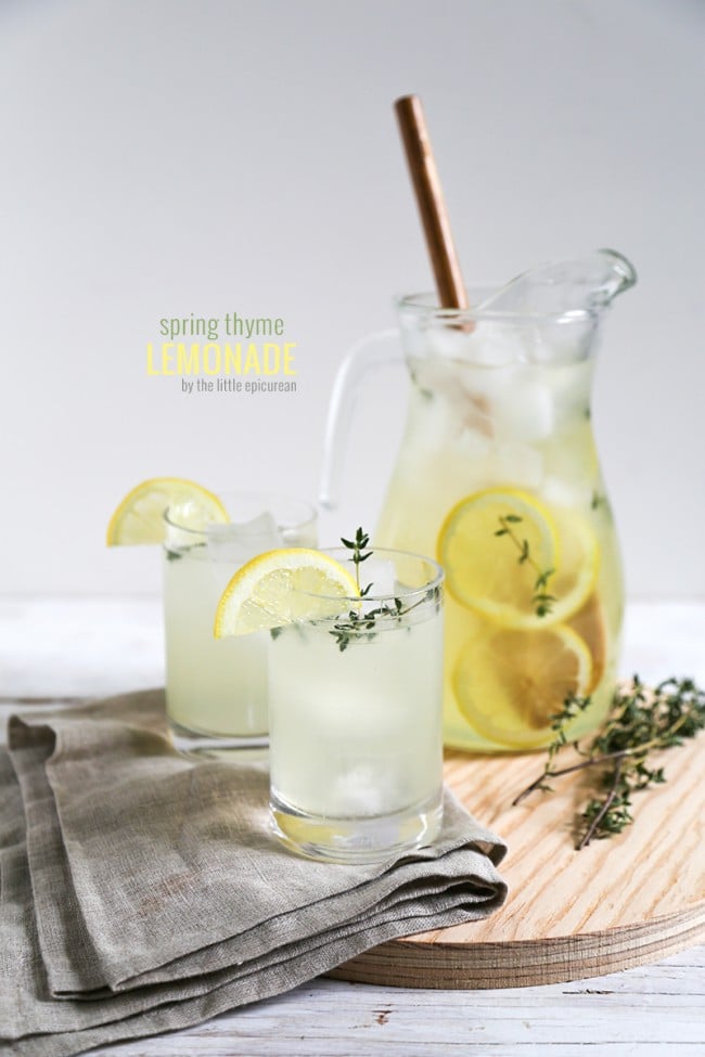 Spring Thyme Lemonade