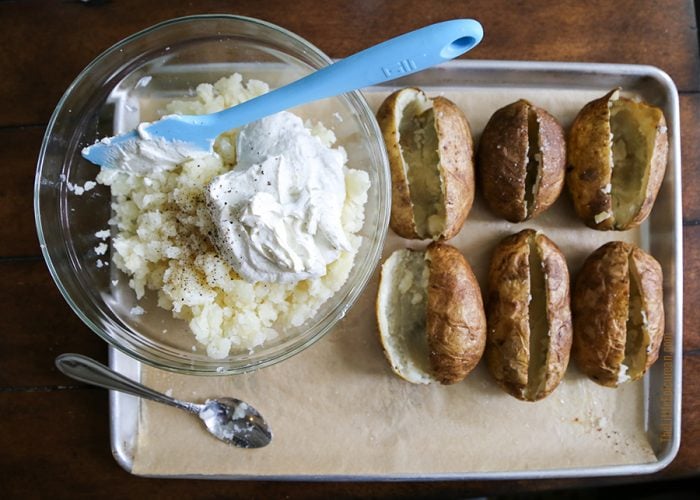 Twice Baked Ranch Potatoes