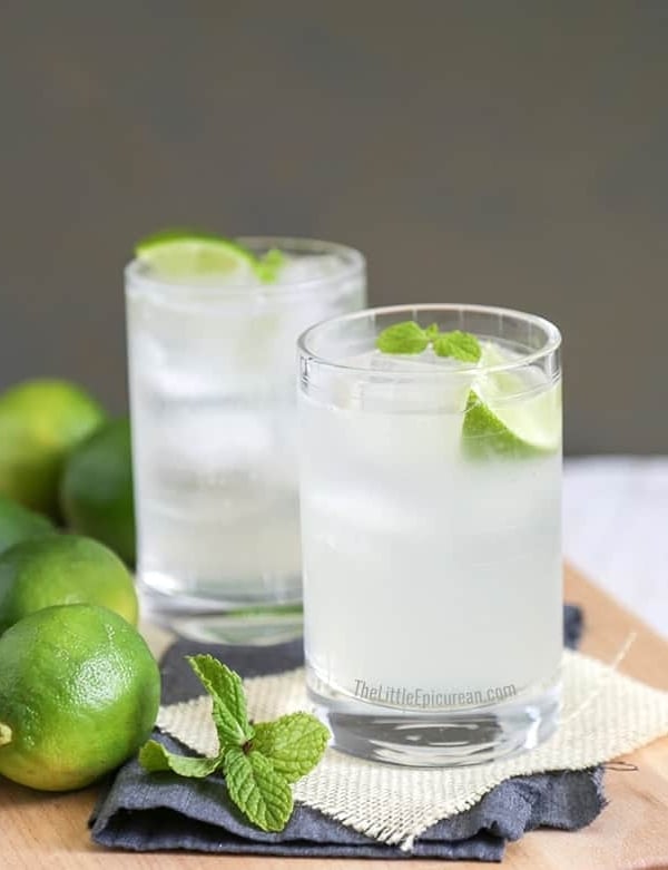 Gin and Tonic cocktail