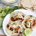 Slow Cooker Shredded Beef Tacos | The Little Epicurean