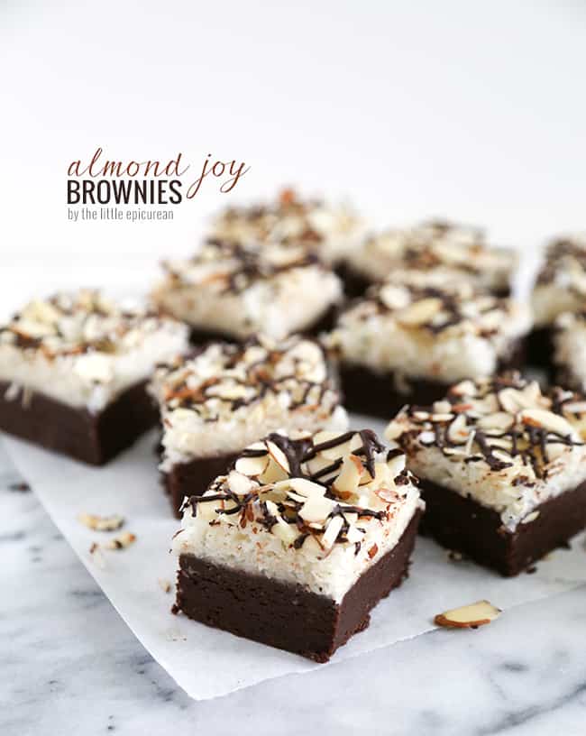 Almond Joy Brownies // The Little Epicurean