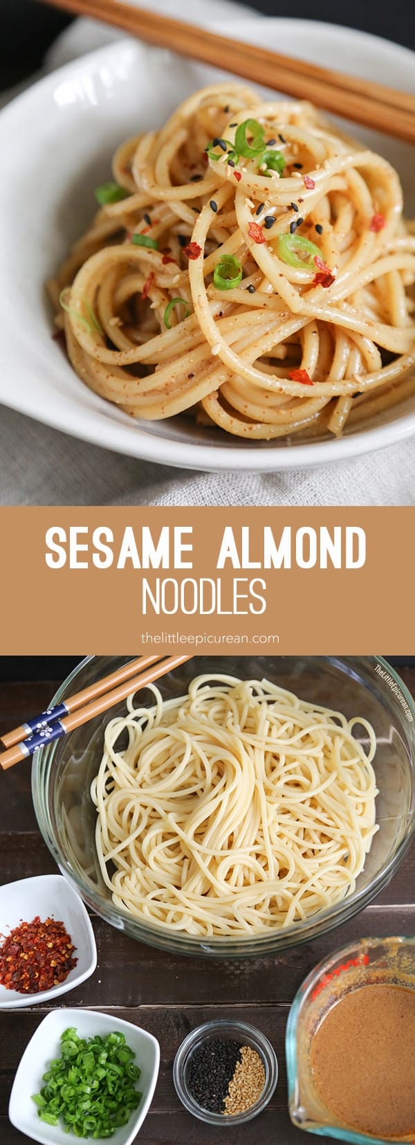 Sesame Almond Noodles