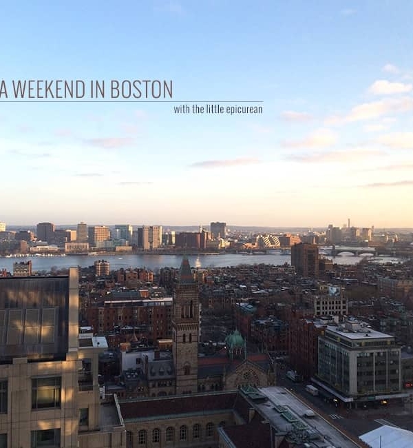 A Weekend in Boston with The Little Epicurean