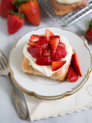 Strawberry Shortcake Donuts | The Little Epicurean