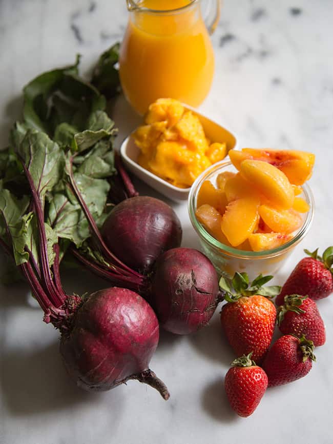 Beet Smoothie Ingredients | The Little Epicurean