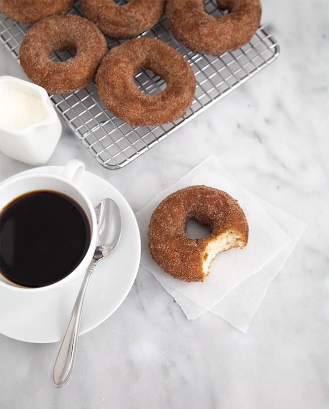 Cinnamon Sugar Buttermilk Donuts | The Little Epicurean