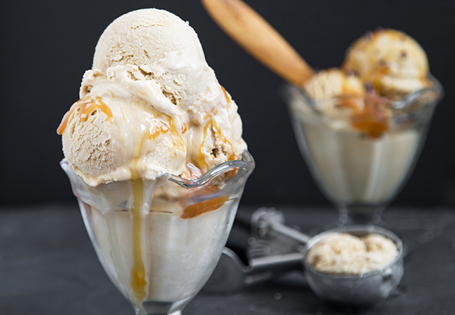 Espresso Buttermilk Ice Cream | The Little Epicurean