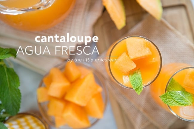 Cantaloupe Agua Fresca | The Little Epicurean