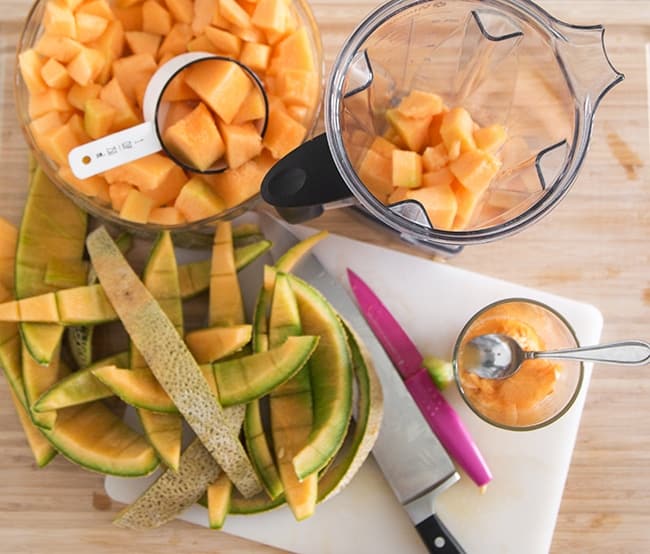 Cantaloupe Agua Fresca | The Little Epicurean