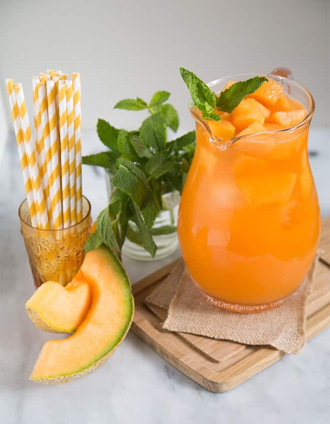 Cantaloupe Agua Fresca | The Little Epicurean