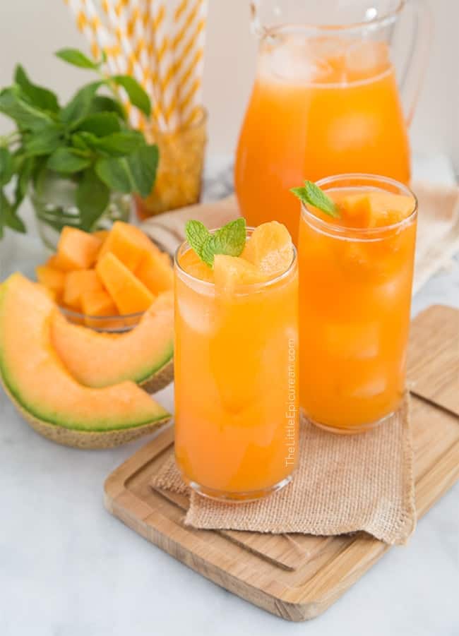 Cantaloupe Agua Fresca | The Little Epicurean