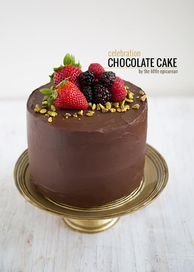 Celebration Chocolate Cake | The Little Epicurean