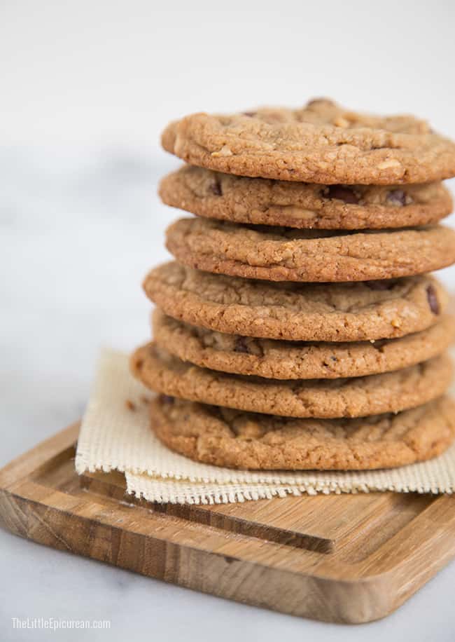 Peanut Chocolate Chip Cookies | The Little Epicurean