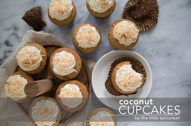 Coconut Cupcakes | The Little Epicurean