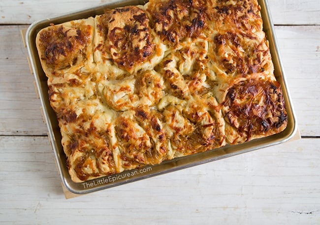 Caramelized Onion and Gruyere Rolls | The Little Epicurean