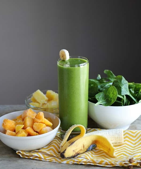 Tropical Green Smoothie | The Little Epicurean