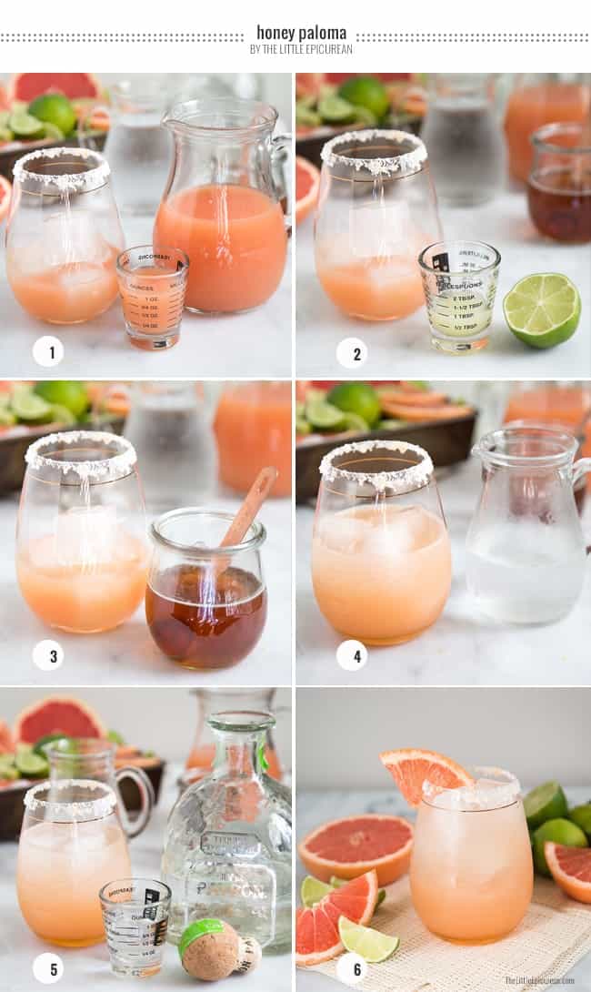 Step-by-Step: Honey Paloma Cocktail | The Little Epicurean