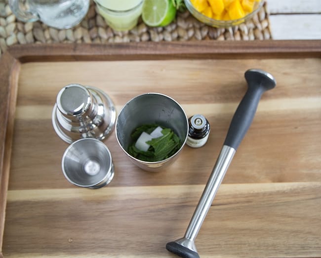 Mango Mojito Step 1| the Little Epicurean