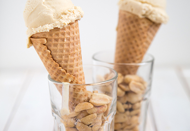 Homemade Peanut Butter Ice Cream | The Little Epicurean