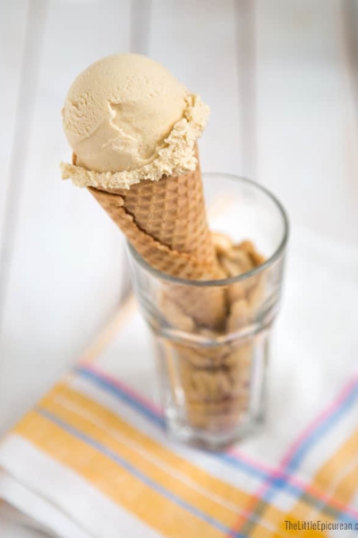 Homemade Peanut Butter Ice Cream | The Little Epicurean