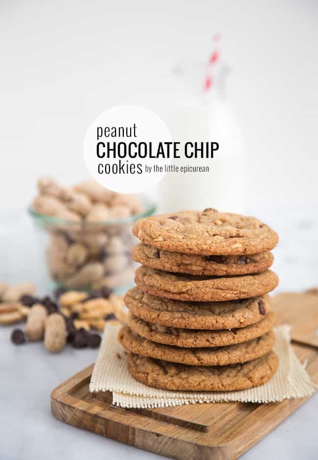 Peanut Chocolate Chip Cookies | The Little Epicurean