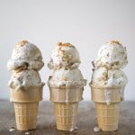 Roasted Banana Cheesecake Ice Cream | The Little Epicurean