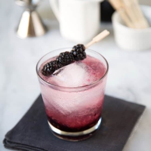 Blackberry Gin Fizz | The Little Epicurean