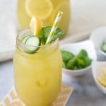 Cucumber Mint Lemonade |The Little Epicurean